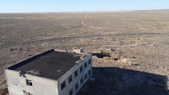 С высоты птичьего полёта. Полигон "Сары-Шаган". Площадка №17 смотреть онлайн