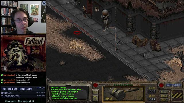 Let's play Fallout 1 - Low INT character | Interplay 1997 | Re-Play | 4 смотреть онлайн