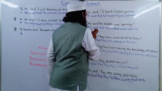 Direct and Indirect Speech || Reported Speech || English Grammar смотреть онлайн