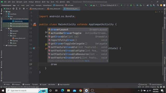 Create a Navigation Drawer In Android Studio || Part 1 смотреть онлайн