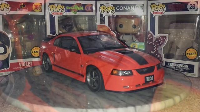 FORD MUSTANG MACH 1 AUTO ART 1:18 die cast смотреть онлайн
