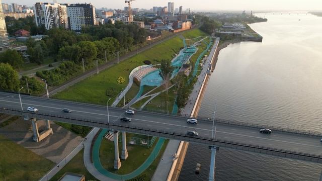 Вечерняя набережная г.Перми смотреть онлайн