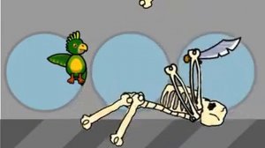 Мультик про скелета