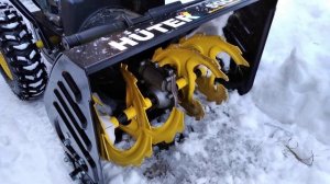 Снегоуборщик. Замерз редуктор.