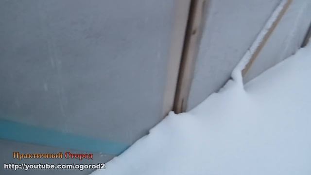 Мой огород и участок зимой 2019. Обзор участка. смотреть онлайн