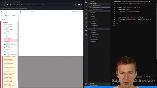Testing Shadow DOM inside Custom Elements with Cypress смотреть онлайн