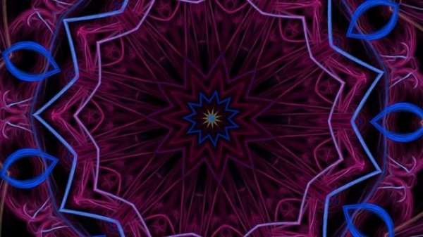 Абстракция калейдоскоп.Splendor of Color Kaleidoscope Video