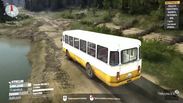 МОД ЛИАЗ 677 для Spintires: MudRunner смотреть онлайн