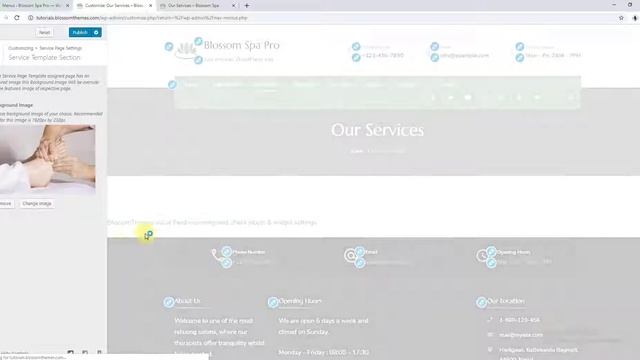 How to Configure Service Page Template | Blossom Spa Pro WordPress Theme смотреть онлайн