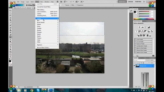 HowTo- Photoshop Tilt shift effect [No Download] смотреть онлайн