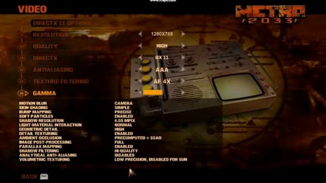 Metro 2033 Redux gameplay nvidia GT740M смотреть онлайн
