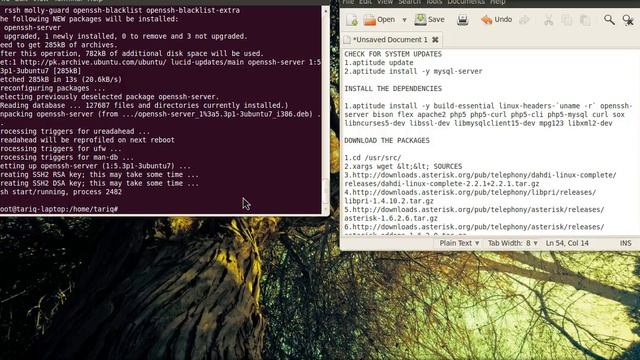 Installing Asterisk On Ubuntu 10.04 | Part 1 смотреть онлайн