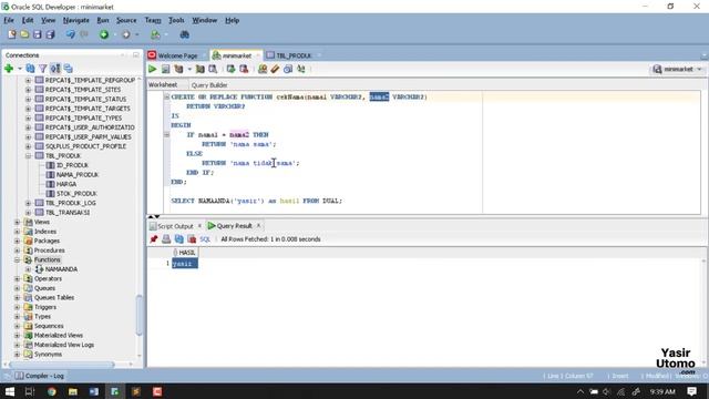 Membuat dan Menggunakan Custom Function pada Oracle Database смотреть онлайн
