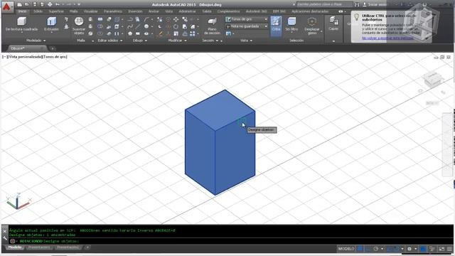 Escala 3D en AutoCAD 2015 Rotacion 3D en AutoCAD 2015 Desplazamiento 3D en AutoCAD 2015 смотреть онлайн
