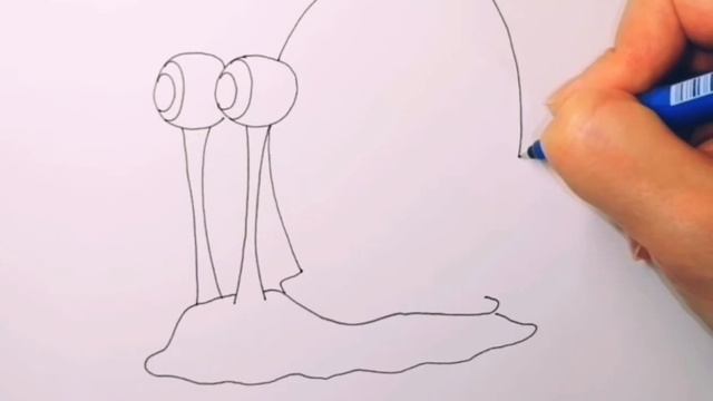 Как нарисовать Гэри улитку со Спанч Боба Улитка Гэри Мяу how to draw gary from spongebob смотреть онлайн