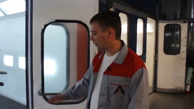 Экскурсия в кузовной цех Покрасочная камера смотреть онлайн