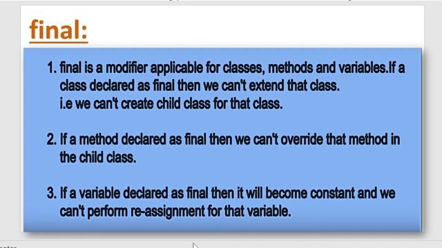 Difference between final, finally{}, finalize() in Java || Interview Question || Hindi and English смотреть онлайн