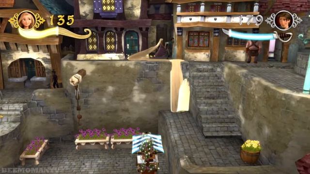 Disney Tangled: The Video Game Walkthrough Part 7 - Castle Island Village (1/2) смотреть онлайн