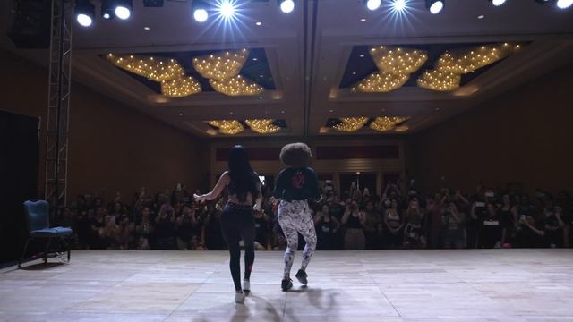 Ladies Bachata Footwork - Queen Movement [Kate x Bianca] смотреть онлайн