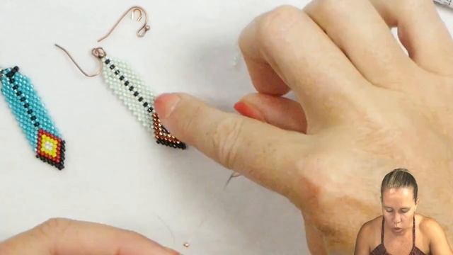 Feather Drop Earrings - DIY Jewelry Making Tutorial by PotomacBeads смотреть онлайн