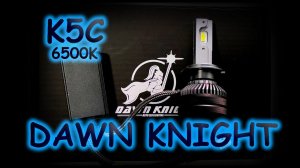 НОВИНКА от DAWNKNIGHT LED H7 "K5C" // 110W, 25000LUM, 6000K
