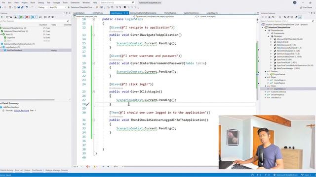 Part 11 - Specflow step definition implementation in .NET Core смотреть онлайн