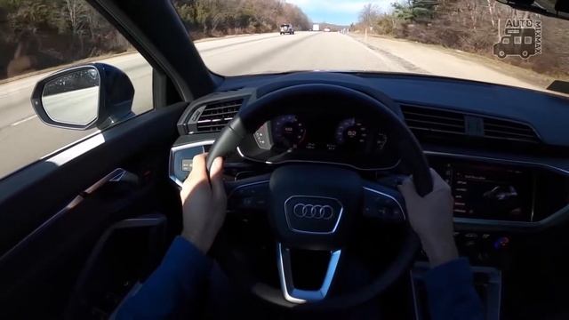 Дорожный тест драйв 2021 AUDI Q3 S Line quattro | Test drive 2021 AUDI Q3 S Line quattro смотреть онлайн