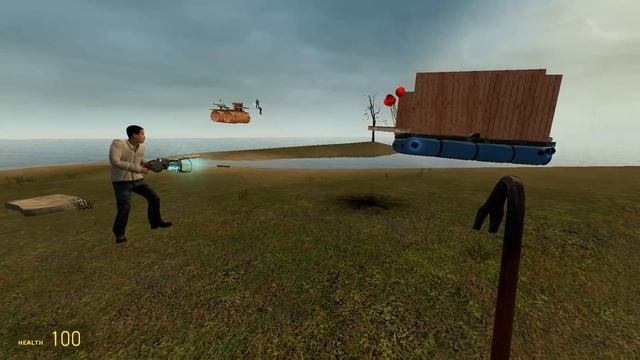 ДВА на ДВА | Постройка Боевого Корабля & Морской Бой | Gmod смотреть онлайн