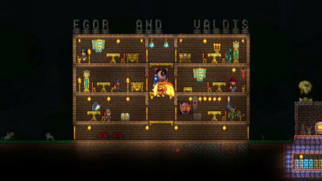 Обзор города в Террарии смотреть онлайн