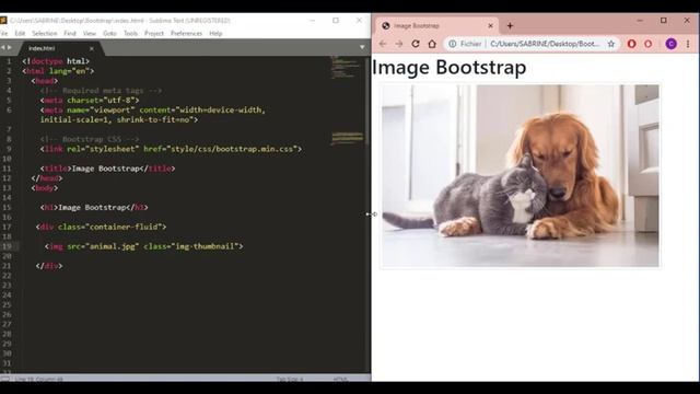 Bootstrap facile - image responsive rapide - bootstrap شرح смотреть онлайн