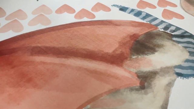 INSPIO aquarelle wall stickers - bunnies on an umbrella смотреть онлайн