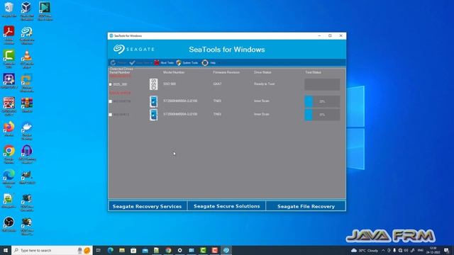 How To Perform Basic Tests In Seagate Hard Disk Using Sea Tools For Windows