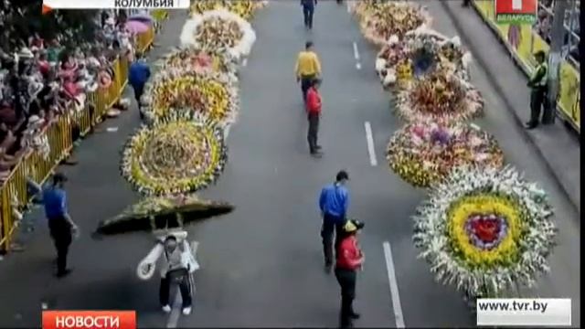 Фестиваль цветов в Меделине
