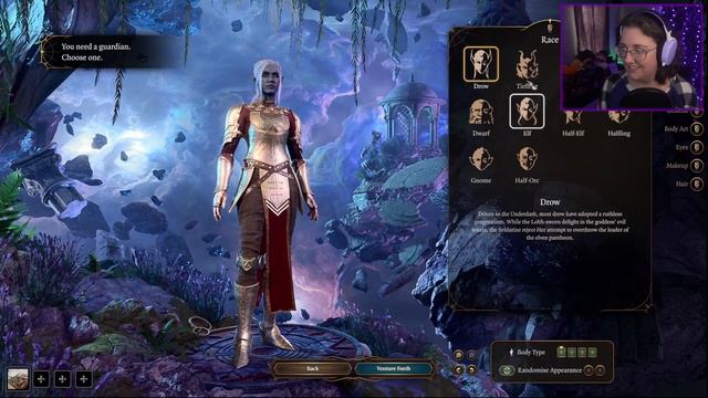 Spending WAY too long in the CHARACTER CREATOR!! | Baldur's Gate 3 STREAM VOD смотреть онлайн