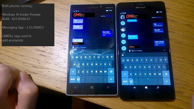 Windows 10 messaging app - SMS - Live updates on contact is typing смотреть онлайн