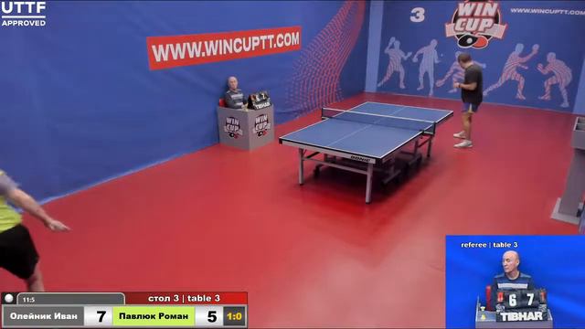 Олейник Иван 1-3 Павлюк Роман Турнир Восток 5 WINCUP 6.05.21 Прямая Трансляция Зал 3 смотреть онлайн