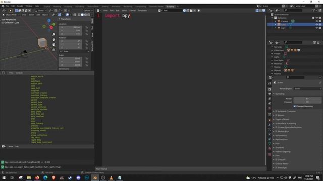 018 - bpy - Modulo de Blender y Python "bpy" смотреть онлайн