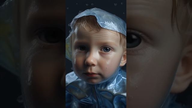 #shorts Нейровидео взросления малыша от 1 месяца до 5 лет . Нейросеть Кандинский . Эксперименты