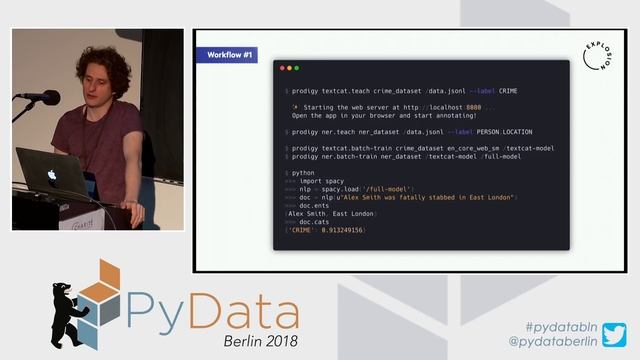 Building new NLP solutions with spaCy and Prodigy - Matthew Honnibal смотреть онлайн