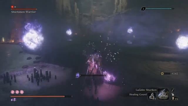 Sekiro: Anti air deathblow Shichimen Warrior смотреть онлайн