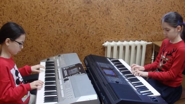 А.Лядов "Коляда-маледа". Исполняют Горбунова София и Егорова Полина. смотреть онлайн