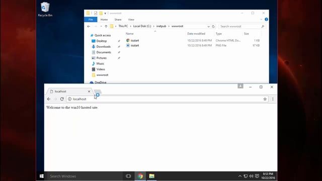 How To Setup Website Hosting On Windows 10 Using IIS смотреть онлайн