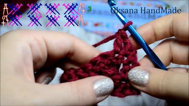 Теплый снуд крючком. Мастер класс и схема. Snood crochet смотреть онлайн