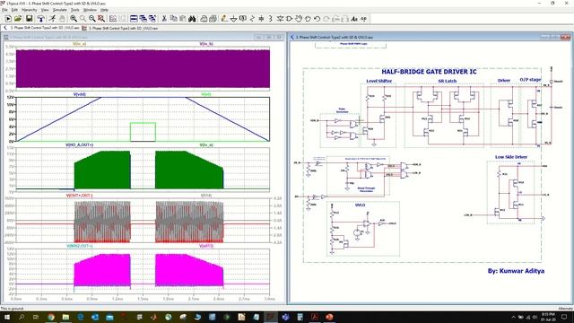 Half Bridge Gate Driver Circuit: Simulation in LTspice смотреть онлайн