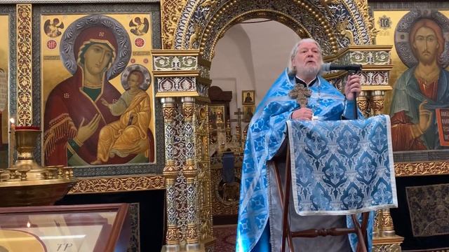 Проповедь отца Алексея Уминского в праздник Покров Пресвятой Богородицы смотреть онлайн