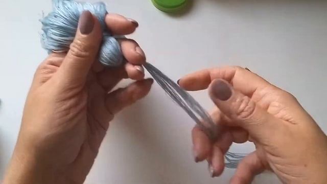 Как сделать кисть из пряжи! смотреть онлайн