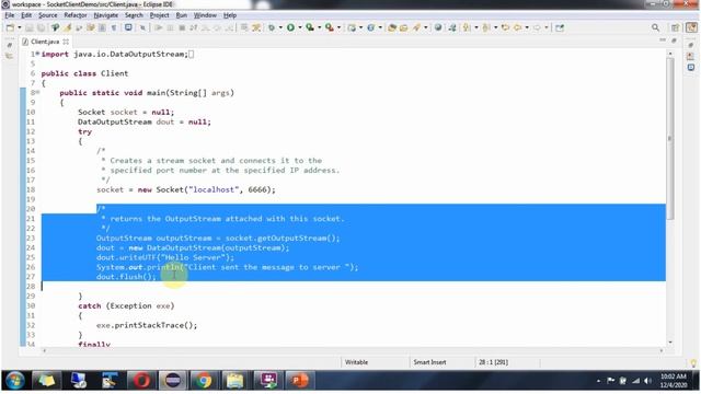Java Socket Programming - Simple Client and Server Program | Socket Programming in Java смотреть онлайн