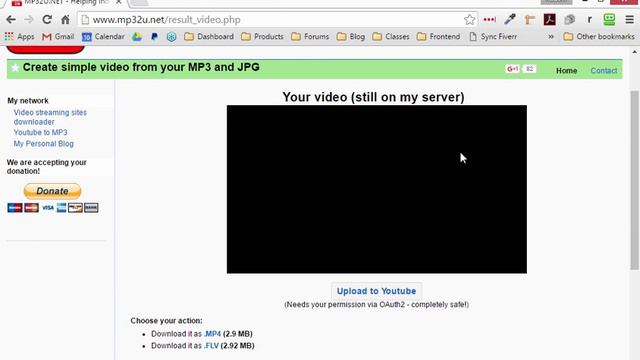 Create an MP4 Video File from a JPG Image and MP3 Audio Using MP32U.net смотреть онлайн