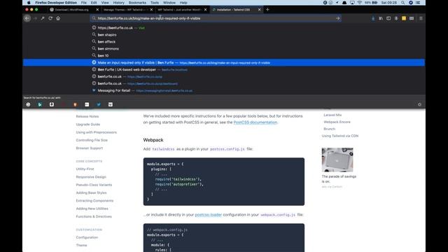 Setting up TailwindCSS in a WordPress theme (Underscores) смотреть онлайн