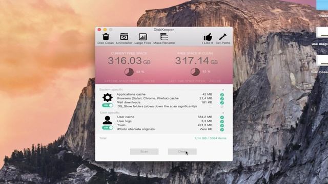DiskKeeper - очистит мусор и освободит место на Mac смотреть онлайн